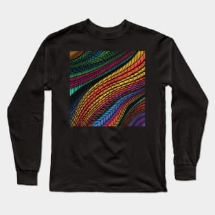 Rainbow Zentangles Long Sleeve T-Shirt